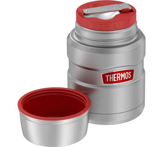 Термос из нержавеющей стали с ложкой THERMOS SK3000 RCMS 0.47L 373731
