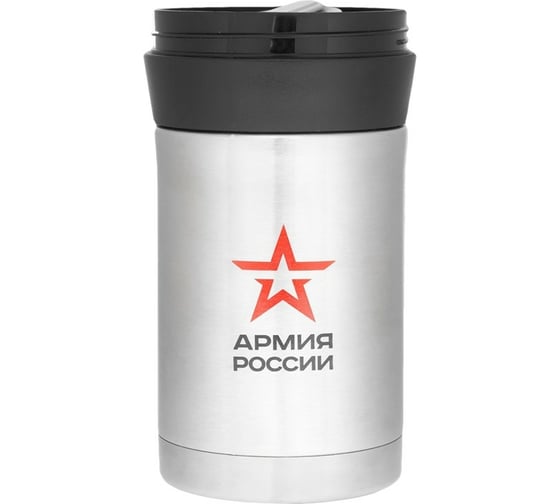 Термос для еды THERMOS АРМИЯ РОССИИ Полевой, с ложкой, 0.5L 646279