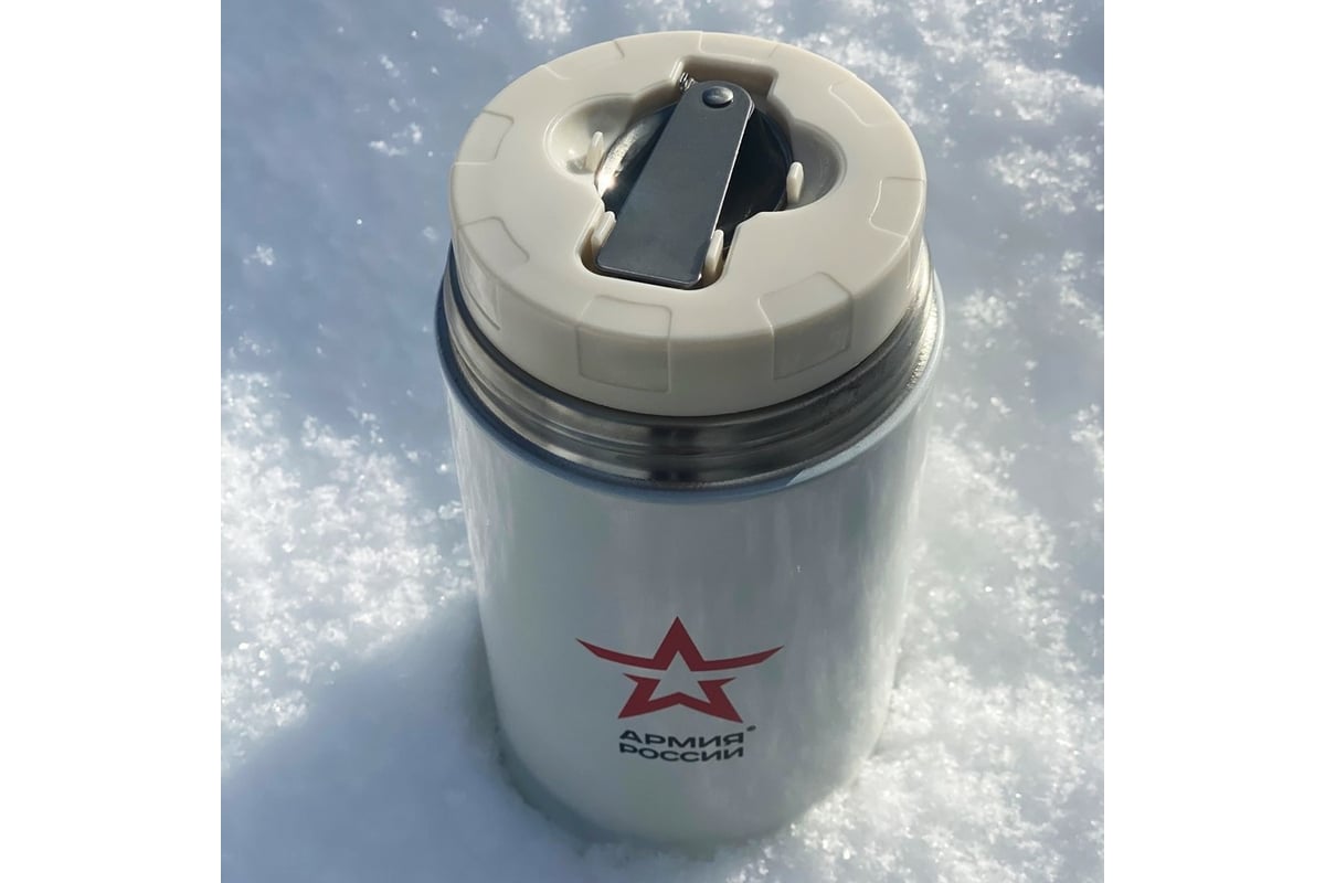 Термос для еды THERMOS АРМИЯ РОССИИ Арктический с ложкой, 0.5L 643803 ...