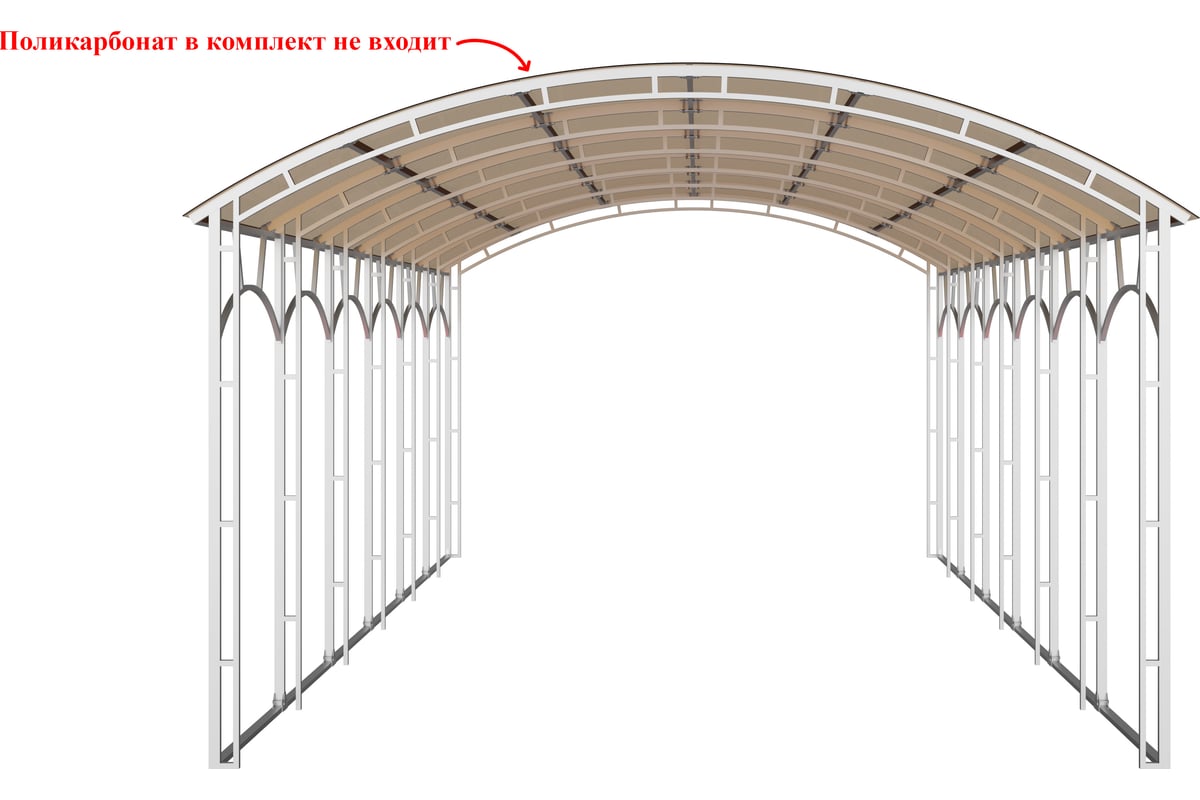 Навесы и беседки из поликарбоната
