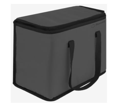 Термосумка с ручками Paxwell Фреш 1M средняя, цвет темно-серый, черная окантовка FRTB1M-101781