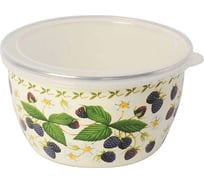 Миска без ручек METROT Ежевика, Спэшл, с пластиковой крышкой, 1.1 л 339875
