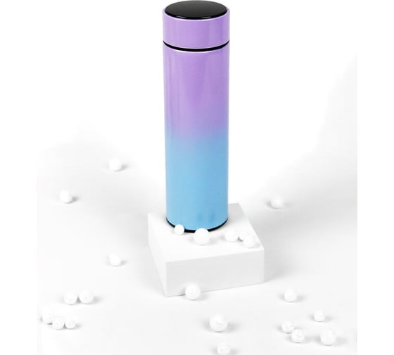 Термос PAPILIO Home 0.5л, c датчиком температуры, фиолетовый STV-500