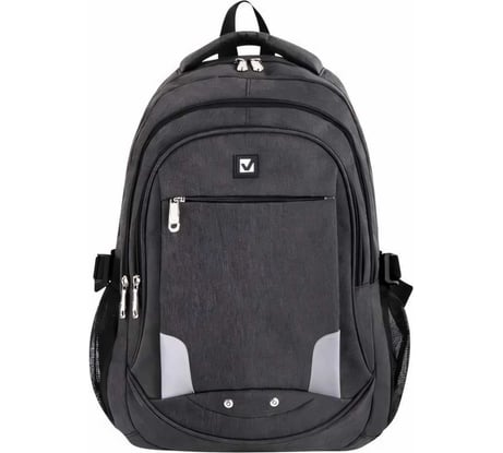 Универсальный рюкзак BRAUBERG 3 отделения, темно-серый, 46x31x18см 270759