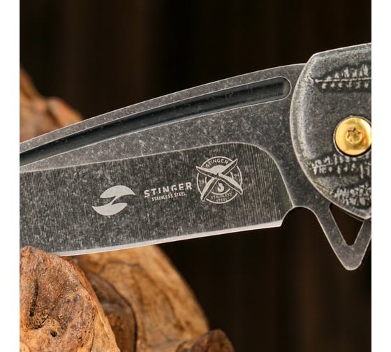 Складной нож СИМАЛЕНД Stinger с клипом, 8 см 7729866