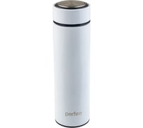 Термос для напитков Perfeo с ситечком, 0,45 л, белый 30016011