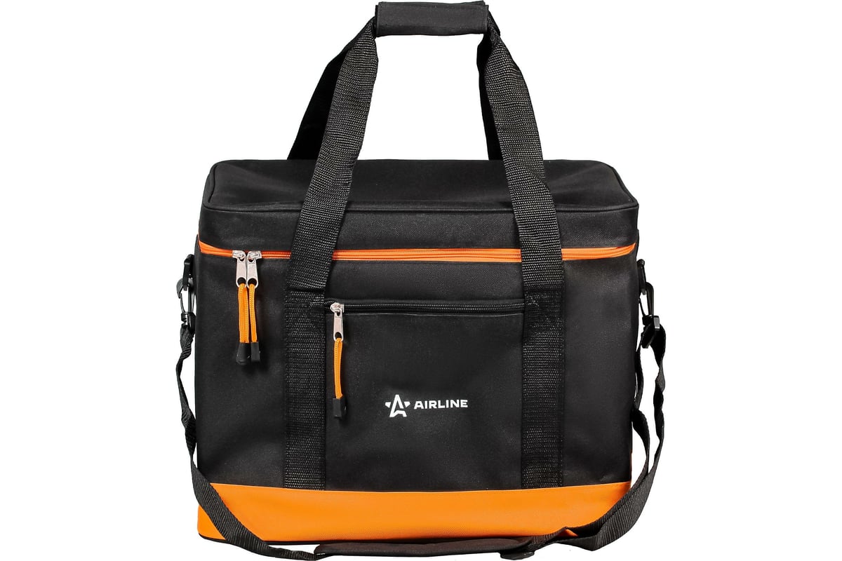 Сумка-холодильник Airline 40 л, 32х41х31 см, черный/оранжевый AO-CB-05 ...