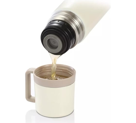 Термос с кружкой Tescoma CONSTANT CREAM 0.3 л, нержавеющая сталь 318550