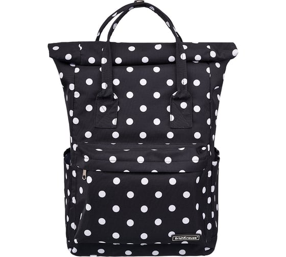 Рюкзак ErichKrause ActiveLine Rolltop 17L Dots in Black 54857
