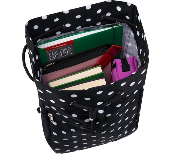 Рюкзак ErichKrause ActiveLine Cord 18L Dots in Black 51815