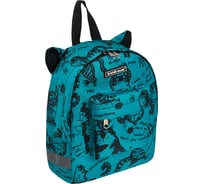 Рюкзак ErichKrause EasyLine Mini Animals 6L Zen Cats, turquoise 55357