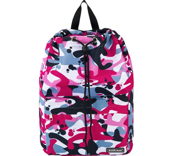 Рюкзак на шнурке ErichKrause EasyLine 16L Pink Camo 51797