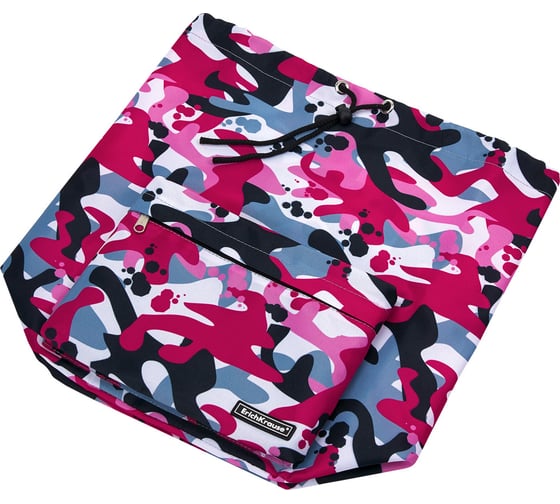 Рюкзак на шнурке ErichKrause EasyLine 16L Pink Camo 51797