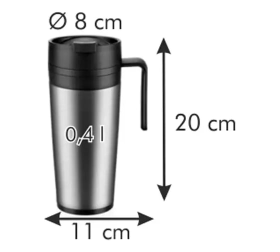 Дорожная термокружка Tescoma CONSTANT 0.4 л, нержавеющая сталь 318534
