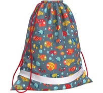 Мешок для обуви ErichKrause Aquarium 365x440мм 52015