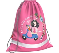 Мешок для обуви ErichKrause Flower Scooter 365x440мм 51836