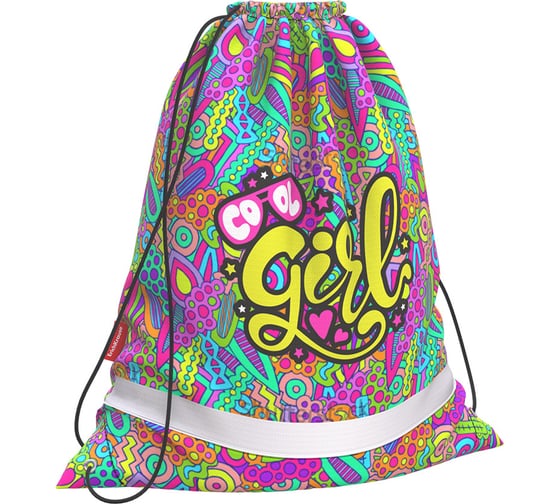 Мешок для обуви ErichKrause Cool Girl 365x440мм 52022
