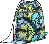 Мешок для обуви ErichKrause Cyclist, с карманом на молнии, 500x410 мм, 52161