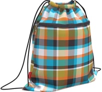 Мешок для обуви ErichKrause Colorado Tartan, с карманом на молнии, 500x410 мм, 52138
