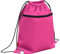 Мешок для обуви ErichKrause Neon Pink, с карманом на молнии, 500x410 мм, 49122