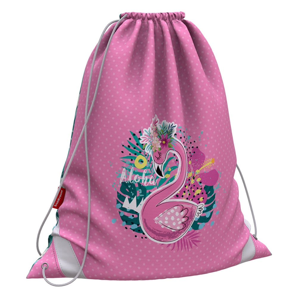 Мешок для обуви ErichKrause Rose Flamingo 365x440мм 52027 - выгодная ...
