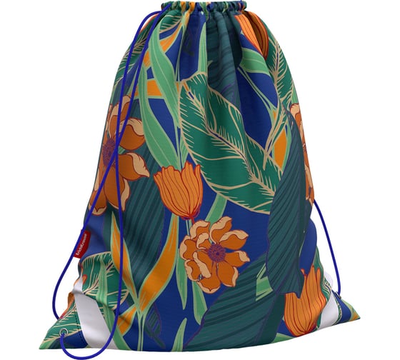 Мешок для обуви ErichKrause Exotic Flowers 365x440мм 52041