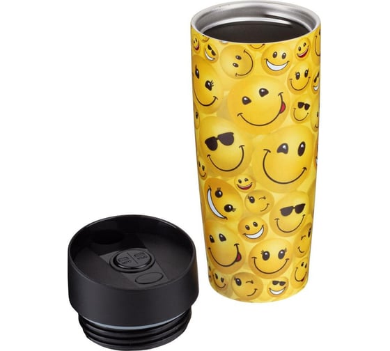 Термокружка Agness серия SMILE, 380 мл 709-068