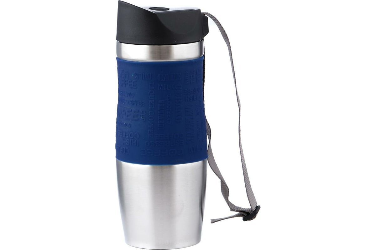 Термокружка с кнопкой-стоппером Agness 400 мл 709-031 - выгодная цена ...