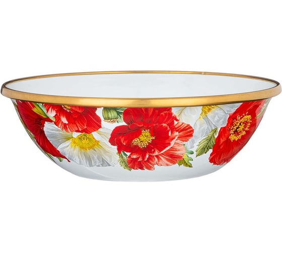 Эмалированная миска Agness серия МАКИ 14см 950-485