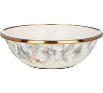 Эмалированная миска Agness серия ЯБЛОНЕВЫЙ САД, 14см 950-545