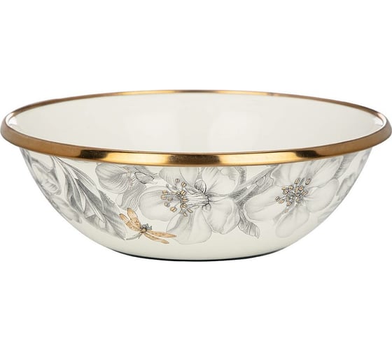Эмалированная миска Agness серия ЯБЛОНЕВЫЙ САД, 14см 950-545 1