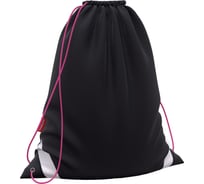 Мешок для обуви ErichKrause Black&Pink 365x440мм 49160