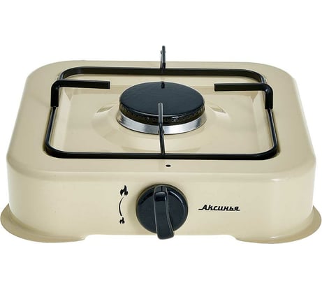 Газовая плита Аксинья одноконфорочная, бежевая КС-105 Р1-00010018