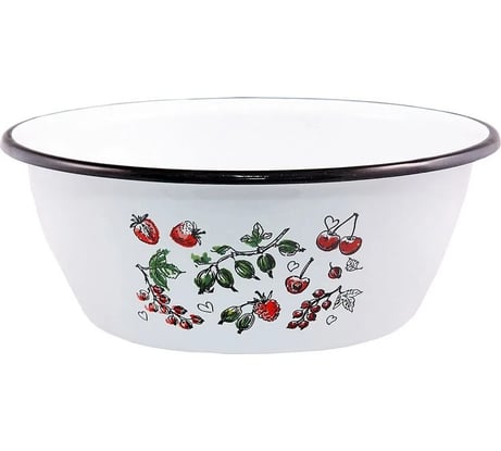 Эмалированная миска appetite 0.8л 1с5с Compote