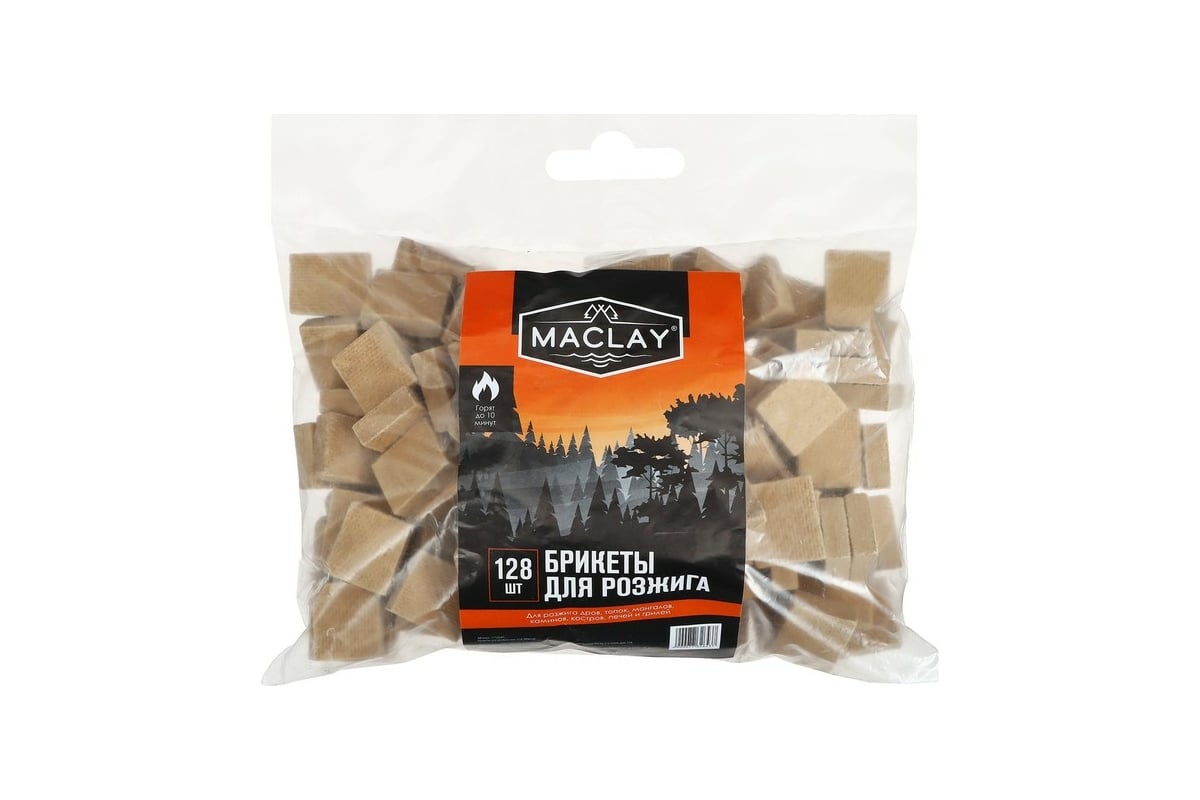 Брикеты для розжига Maclay 7732643 - выгодная цена, отзывы ...