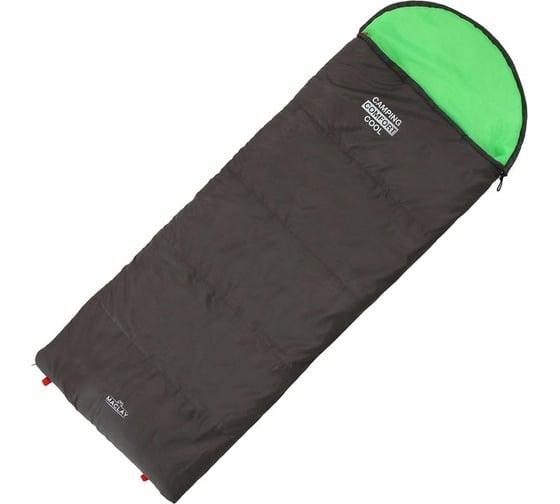 Трехслойный спальник Maclay camping comfort cool R, одеяло+подголовник, 185х70см 6478993 1