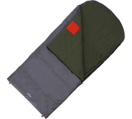 Трехслойный спальник Maclay camping comfort cool L, одеяло+подголовник, 210х100см 6478994