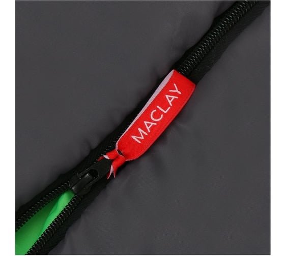 Трехслойный спальник Maclay camping comfort cool L, одеяло+подголовник, 210х100см 6478994
