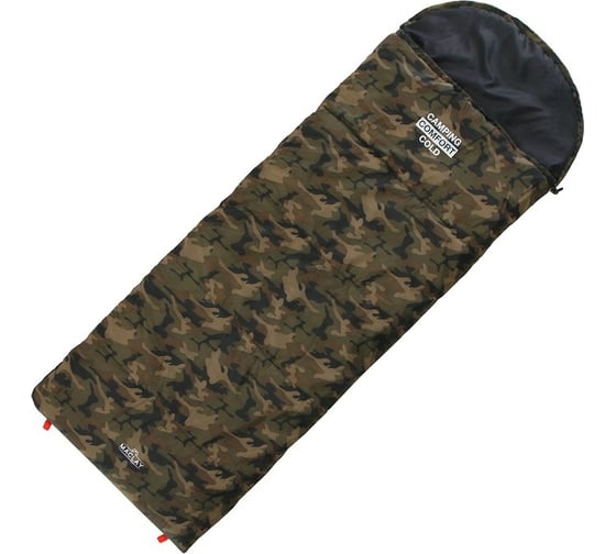 Четырехслойный спальник Maclay camping comfort cold R, одеяло+подголовник, 185х70 см 6478997