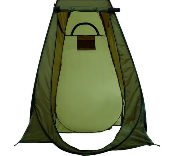 Туристическая самораскрывающаяся палатка для душа Maclay 120x120x195 см, зеленая 2748311