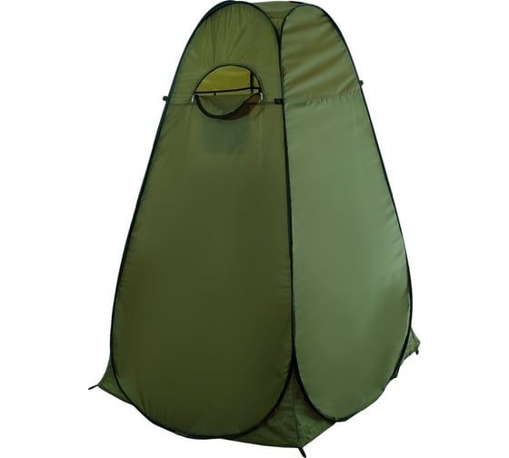 Туристическая самораскрывающаяся палатка для душа Maclay 120x120x195 см, зеленая 2748311