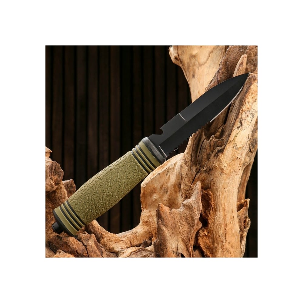 Охотничий болотный нож Мастер К клинок 11см, со стропорезом 7187158 ...