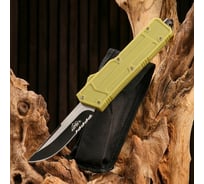 Автоматический нож Мастер К Выстрел, болотный, клинок 8.5см 7187151