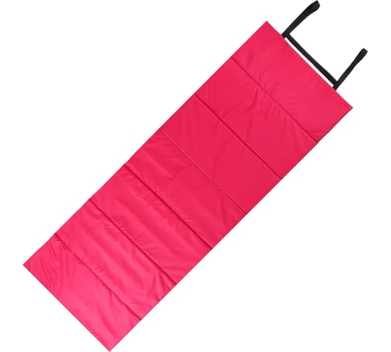 Складной коврик Onlitop 145х51 см, серо/малиновый 3302498 1