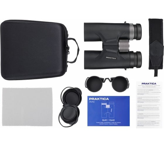 Бинокль Praktica Avro 8x42, водозащита, черный PRA280