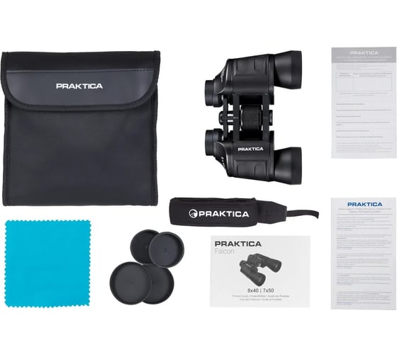 Бинокль Praktica Falcon 8x40, черный PRA089
