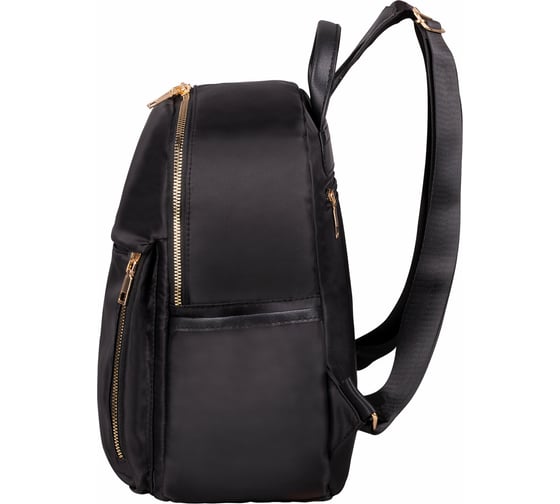 Женский рюкзак BRAUBERG PODIUM, нейлон, черный, 30x26x12см, 270814