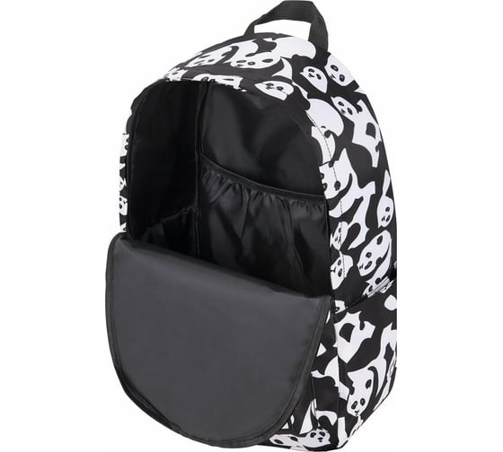 Универсальный рюкзак BRAUBERG POSITIVE, потайной карман, Pandas, 42x28x14см, 270781