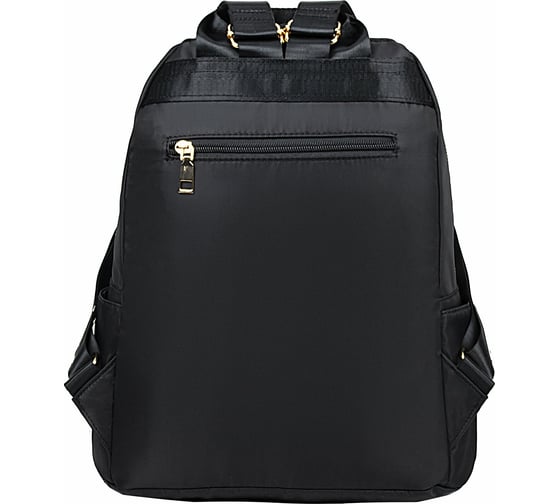 Женский рюкзак BRAUBERG PODIUM, 2 отделения, нейлон, черный, 35x29x15см, 270813