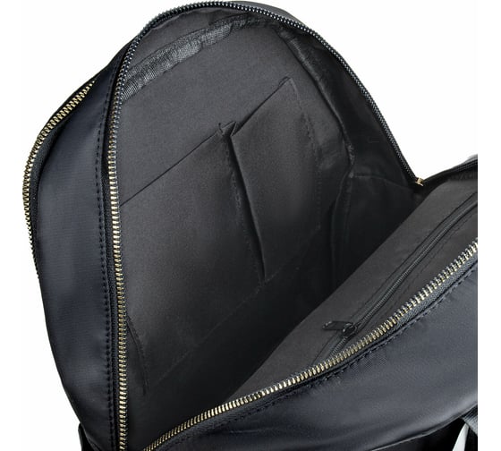 Женский рюкзак BRAUBERG PODIUM, 2 отделения, нейлон, черный, 35x29x15см, 270813